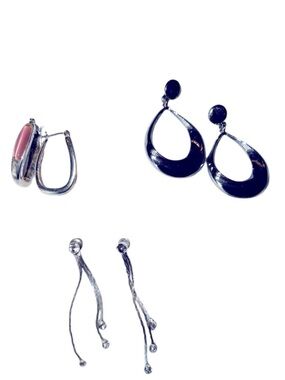 3 Pair of Fashion Costume Earrings
